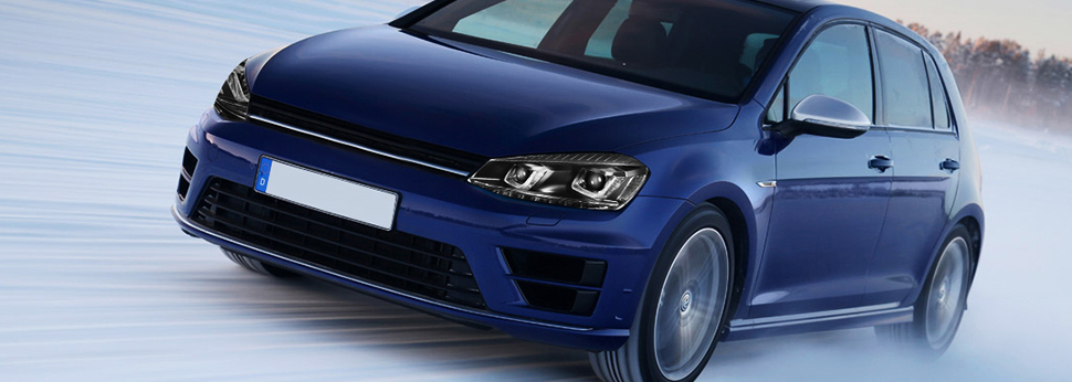 Volkswagen Golf/GTI LED DRL Headlight Assembly Pair 2010-2014