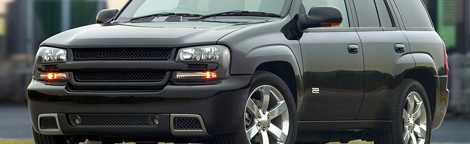 1Pair Headlight Assembly Fit for 2002-2009 Chevy Trailblazer | ‎Clear Lens Driver and Passenger Side Headlamps