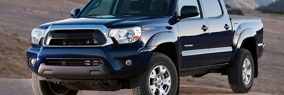 Toyota Tacoma Headlights Assembly 2012-2015 Chrome Housing Driver and Passenger Side Headlamps Pair